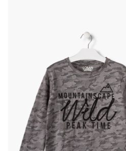 Alternative view of Μπλούζα γκρι slim-fit