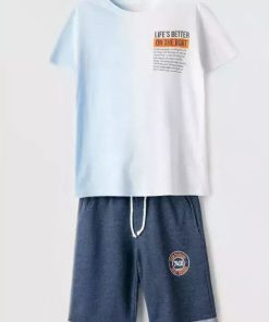 Σετ βερμούδα λευκή