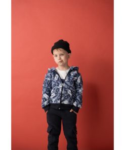 Alternative view of Σετ φόρμα με ζακέτα μπλε